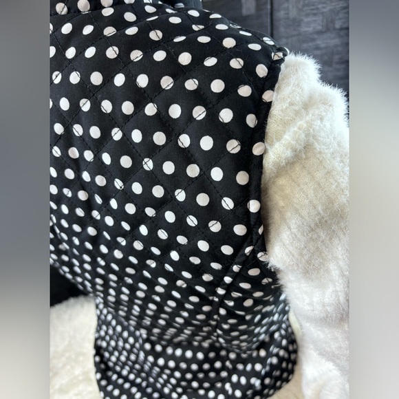 Nine West Relaxed Polka Dot Vest Sz PL - Picture 7 of 12
